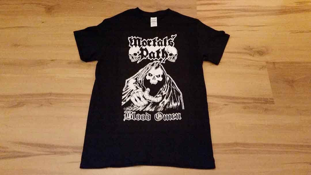 Band Shirts für Mortals Path bedruckt